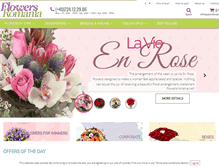 Tablet Screenshot of flowersromania.net